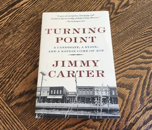 TURNING POINT SIGNED PRESIDENT JIMMY CARTER PAPERBACK 1ST EDITION AS STATED - Picture 1 of 3