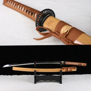 Handgeschmiedetes japanisches Samurai Katana Schwert 9260 Federstahl UNOKUBI-ZUKURI scharf - Bild 1 von 12