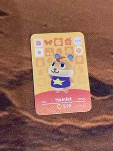 Animal Crossing New Horizons  Hamlet Mini Spielkarte - Bild 1 von 1