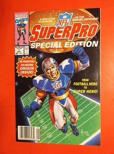 NFL SUPER PRO SPECIAL EDITION # 1 - VF+ 8.5 - RARE NEWSSTAND - ORIGIN ISSUE - Bild 1 von 2