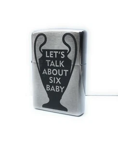 Encendedor Zippo genuino personalizado Jurgen Klopp LFC 6 veces campeón de Europa - Imagen 1 de 5