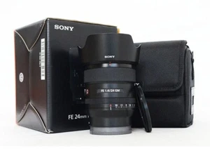 Lente para cámara Sony FE 24 mm f/1,4 GM - negra (SEL24F14GM) (COMO NUEVA) - Imagen 1 de 1