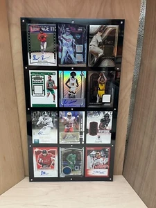 12 Card Hockey NHL Trading Card Heavy Duty Magnetic Holder Wall Display Case - Picture 1 of 5