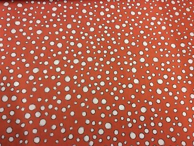 Quilting Treasures-Loralie Harris-21541-white Spots On Orange 100% Cotton