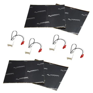 Fits Mazda 2 2011-2014 Factory Speaker Replacement Harness w/ Sound Dampening - Picture 1 of 6
