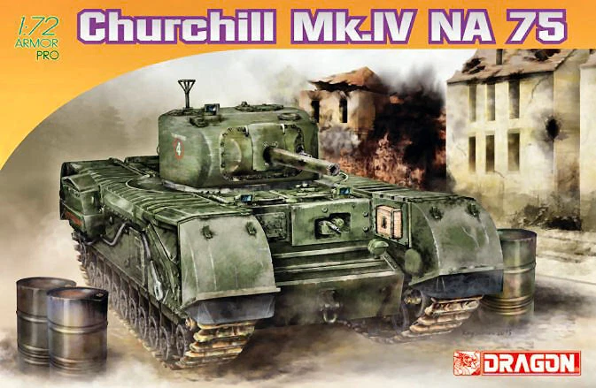 Dragon CHURCHILL MK IV NA75 KIT 1:72 - Immagine 1 di 1