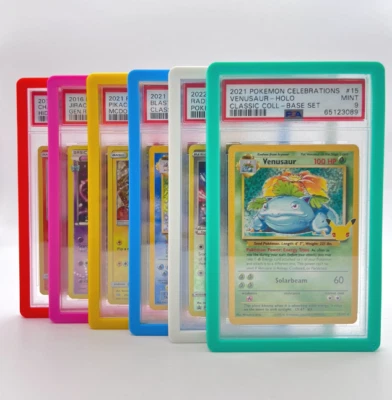PSA Schutz/Bumper Hülle für bewertete Sammelkarten - Pokemon/Yugioh/One Piece - Bild 1 von 3