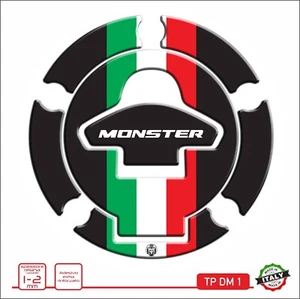 Sticker compatible Ducati Monster petrol cap resin tank Italy TP D M1 - Picture 1 of 1
