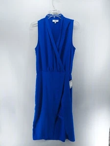NSR by nordstrom dress women size medium Royal blue sleeveless front slits - Picture 1 of 14