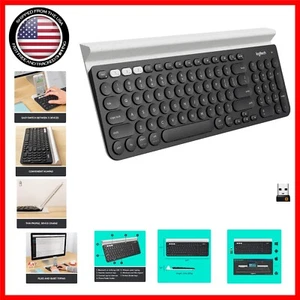 K780 Multi-Device Bluetooth Keyboard – Effortless Typing for PC, Tablet, Phone - Picture 1 of 10
