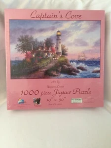 Captain's Cove Art By Dennis Lewan SunsOut  Eco - Friendly 1000 pieces 19" x 30" - Picture 1 of 2
