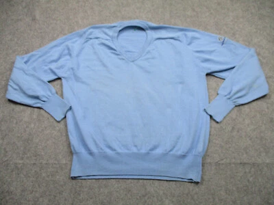 Мужской свитер Titleist большой синий пуловер с V-образным вырезом вязаный для взрослых сделано в США * - Изображение 1 из 4