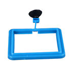 Square Fish Feeding Ring With Suction Cup Easy To Install Prevent Water Turb Toh