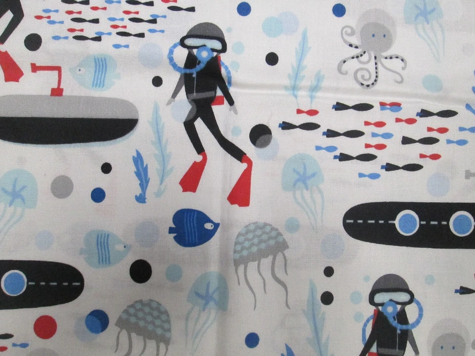 COME DIVE WITH ME - Whistler Studios- 'Down on the Farm' - 1/2 YD - COTTON - Image 1 of 4