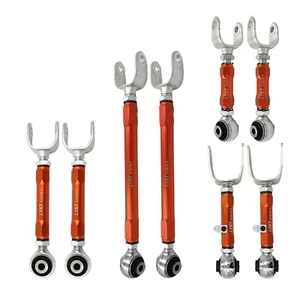 LYKT 8pcs Adjustable Alignment Rear Camber&Toe Arms for Tesla 17-23 Model 3 - Picture 1 of 24