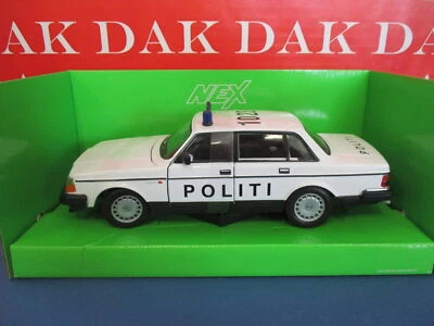 Die cast 1/24 Modellino Auto Polizia Police Politi Volvo 240 GL Danimarca 1986 - Immagine 1 di 4