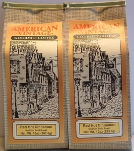 Red Hot Cinnamon 2/10oz ground Dessert Coffee Medium Bold Roasted - Picture 1 of 8