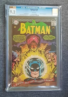 Batman #192 CGC 9.2 CVA OW-W PAGES 1967  Silver Age - Image 1 of 3