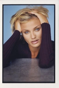 Cameron Diaz 1990s Breathtaking Glamour Pin up Original 7x10 Color Photo Stamped - Picture 1 of 2