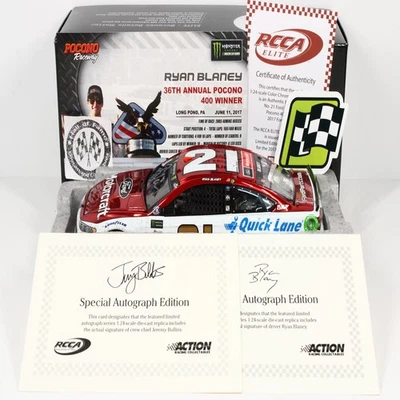 RYAN BLANEY 2017 DUPLA COR AUTOMÁTICA CROMADA ELITE #21 POCONO 1ª COPA VITÓRIA LEIA DESC!! - Imagem 1 de 4