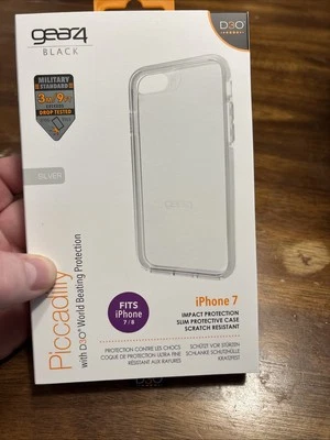 Gear4 Black Piccadilly  D30 iPhone 7 Phone Case Clear - Image 1 of 3