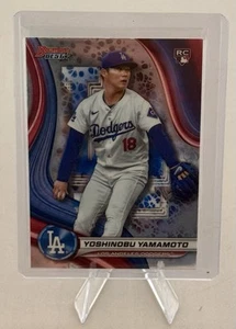 2024 Bowman's Best - Yoshinobu Yamamoto #34 (RC) - Picture 1 of 2