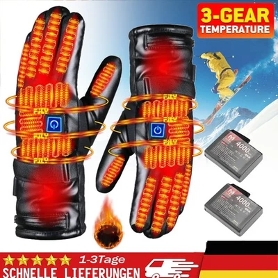 MARKENLOS Elektrische Beheizbare Motorradhandschuhe Winter Wärmer Handschuhe Thermo Sport
