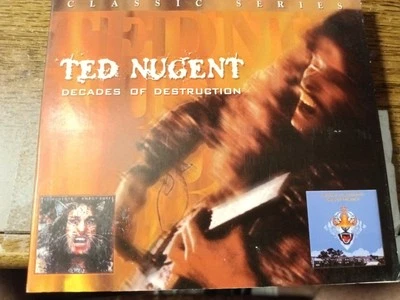 TED NUGENT DECADES OF DESTRUCTION 2 CD SET CALL OF THE WILD TOOTH FANG AND CLAW Foto 1 de 2