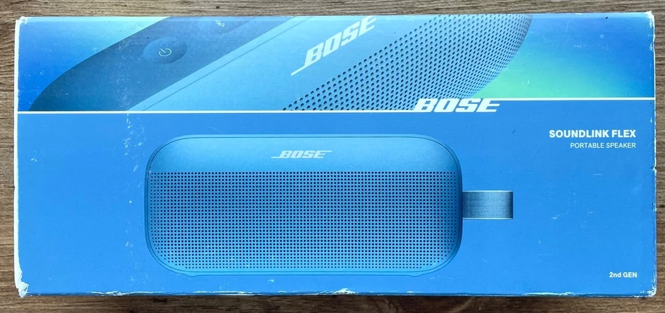 BOSE 887612-0200 SoundLink Flex 2nd Gen Portable Bluetooth Speaker Blue Dusk NEW - Image 1 of 4