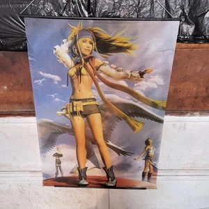 Vintage Final Fantasy X-2 Polyester Poster 38 X 28 - Picture 1 of 3