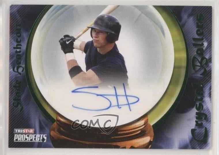 2009 TRISTAR Prospects Plus Crystal Ballers Green /25 Slade Heathcott #113 Auto - Image 1 of 2