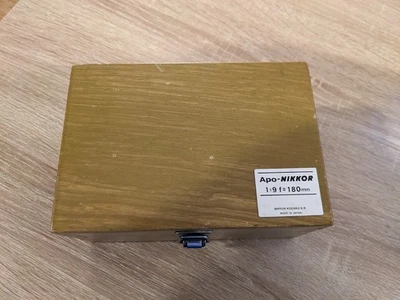 Lente Nikon Apo-Nikkor 180mm f/9.0 Grande Formato com Caixa de Exibição e Acessórios - Imagem 1 de 4