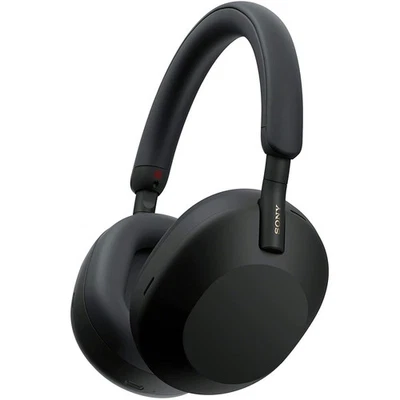 Auriculares inalámbricos Sony WH-1000XM5 líderes en la industria con cancelación de ruido, negros Foto 1 de 4