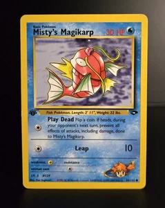 Pokémon TCG - MISTY'S MAGIKARP - 1ST EDITION - 88/132 - GYM CHALLENGE 2000 - LP - Picture 1 of 2