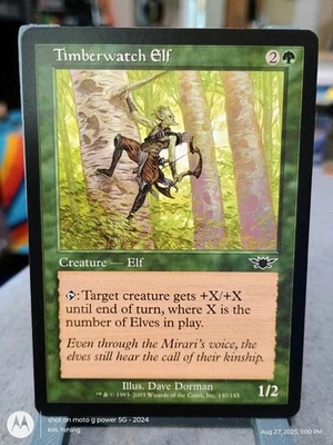 MTG Legions Timberwatch Elf - Common #140/145 EX-NM Condition  - Image 1 of 2