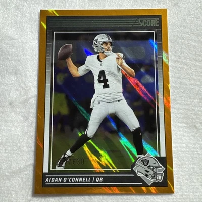 2024 Score Aidan O'Connell Lava 222/630 - Image 1 of 4
