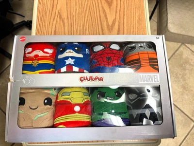 Disney 100 Marvel Cuutopia 5" Squishy Plush Set 8-Pack Collectible New - Image 1 of 2
