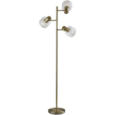 Adesso 3941-21 Rhodes Floor Lamp Antique Brass - Image 1 of 4