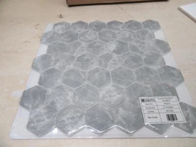 Endura Bardiglio Glass Mosaic - Hexagon - Image 1 of 4