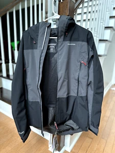 Men's Gryffin Stretch Waterproof Jacket Black / Black Pepper Craghoppers - Picture 1 of 11