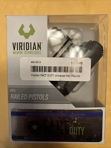 Viridian Fact Duty Universal Rail Mounted Camera (L) 1080 Camera On Your Pistol! - Picture 1 of 4