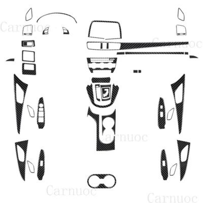 Kits completos de molduras interiores de fibra de carbono 45 piezas para Mazda CX-5 2013-15 Foto 1 de 4