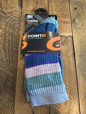 Calcetines ligeros Point6 deportivos senderismo lana merino ligera para mujer y hombre talla mediana Foto 1 de 4