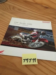 Honda CRF450R CRF250R 2005 Crf 450 250 Catalog Moto Catálogo Pub - Imagen 1 de 4