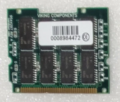 Viking 32MB 72-pin 60ns 3.3v SODIMM Micron 4c4m4b1 Laptop RAM Memory 9544297 - Image 1 of 2