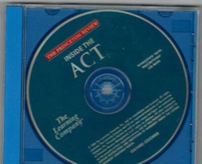 The Princeton Review: Inside the ACT (PC, 1999, The Learning Company) - Image 1 of 3
