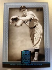 2005 Donruss Greats Holofoil BOBBY DOERR #’d 35/50!