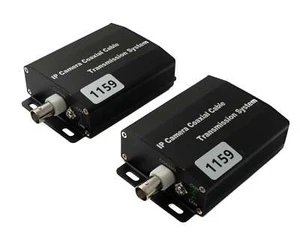 UTP IP Transceiver Set Lan RJ45 To BNC Coaxial Cable Black - Picture 1 of 4