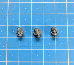 DA Primaris Upgrade Bits Heads x3 Bionics Helmet Dark Angels Space Marines Bitz - Imagen 1 de 1