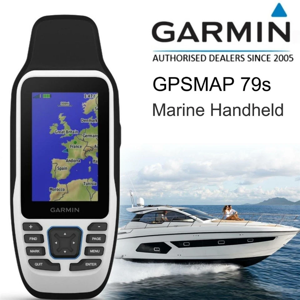Garmin GPSMAP 79s Marine Schwimmende Handgehalten Mit Weltweit Basiskarte│ - Bild 1 von 4